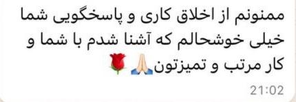 خانم آزاد حسینی پروژه ویلاشهر کرج